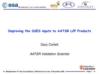 Improving the SSES inputs to AATSR L2P Products