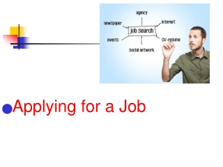 Applying for a Job