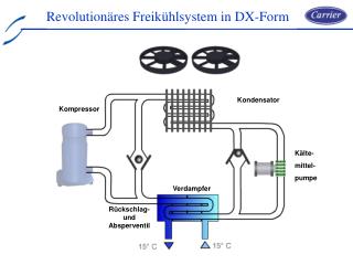 Revolutionäres Freikühlsystem in DX-Form