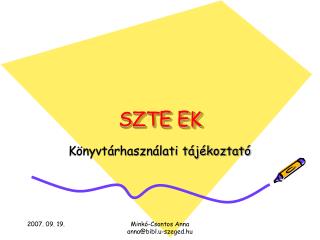 SZTE EK