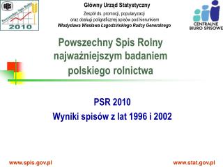 Powszechny Spis Rolny najważniejszym badaniem polskiego rolnictwa