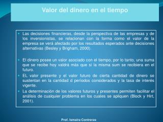 Valor del dinero en el tiempo