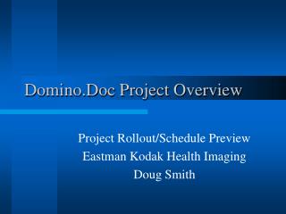 Domino.Doc Project Overview