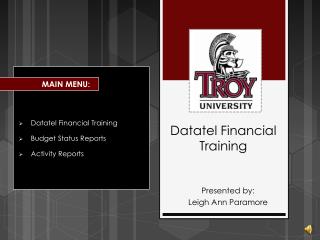 Datatel Financial Training