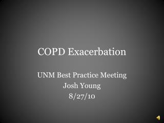 COPD Exacerbation