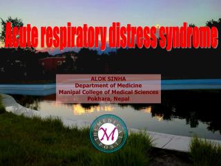 Acute respiratory distress syndrome