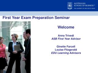 First Year Exam Preparation Seminar