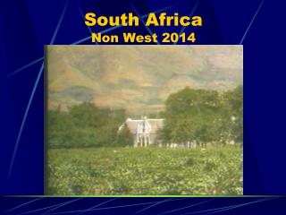 South Africa Non West 2014