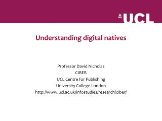 Understanding digital natives