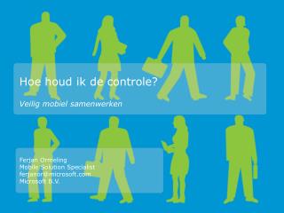 Hoe houd ik de controle ?