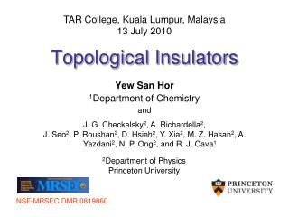 Topological Insulators