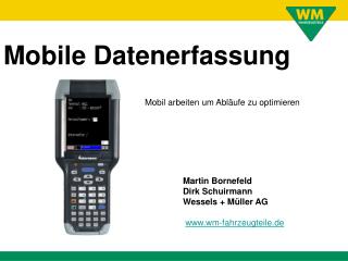 Martin Bornefeld Dirk Schuirmann Wessels + Müller AG wm-fahrzeugteile.de