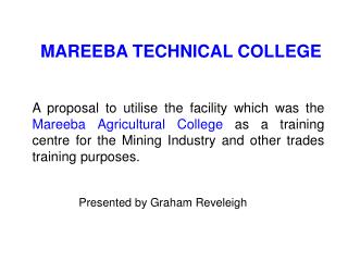 Mareeba Technical College