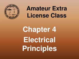 Amateur Extra License Class