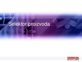 Selektor proizvoda