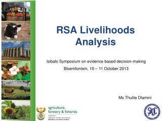 RSA Livelihoods Analysis