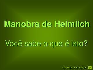 Manobra de Heimlich