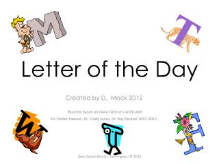 Letter of the Day