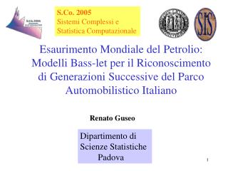 Dipartimento di Scienze Statistiche Padova