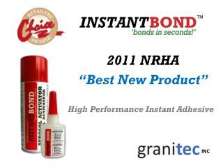 2011 NRHA “Best New Product”