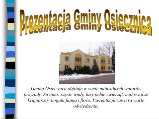 Prezentacja Gminy Osiecznica