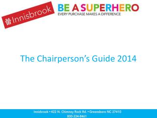 The Chairperson’s Guide 2014