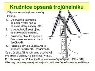 Kružnice opsaná trojúhelníku