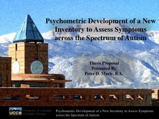 Psychometric Development of a New Inventory to Assess Symptoms across the Spectrum of Autism