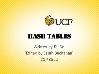 Hash Tables