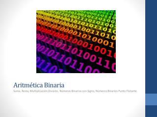 Aritmética Binaria