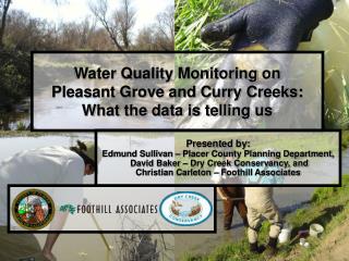 Water Quality Monitoring on Pleasant Grove and Curry Creeks: What the data is telling us