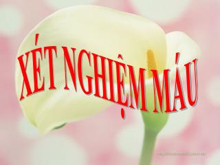 XÉT NGHIỆM MÁU