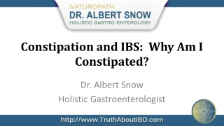 Constipation and IBS: Why Am I Constipated?