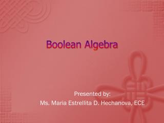 Boolean Algebra