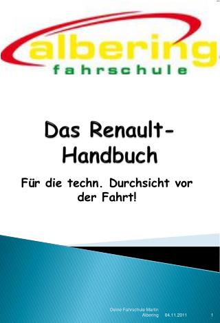 Das Renault-Handbuch