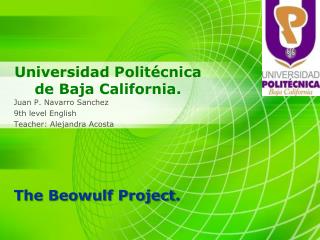 Universidad Politécnica de Baja California.
