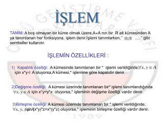 İŞLEM