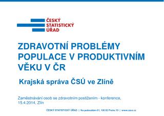 Zaměstnávání osob se zdravotním postižením - konference, 15.4.2014, Zlín