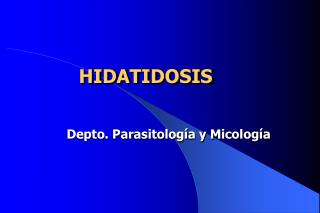 HIDATIDOSIS