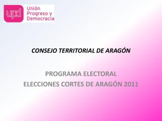 CONSEJO TERRITORIAL DE ARAGÓN