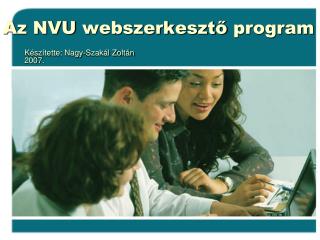 Az NVU webszerkesztő program