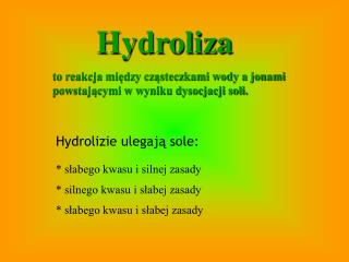 Hydroliza
