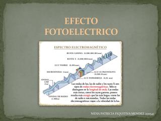 EFECTO FOTOELECTRICO