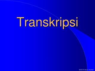 Transkripsi