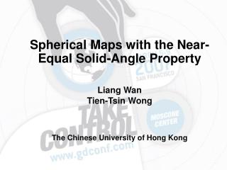 Spherical Maps with the Near-Equal Solid-Angle Property
