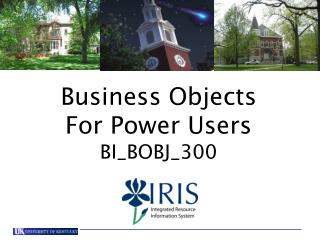 Business Objects For Power Users BI_BOBJ_300