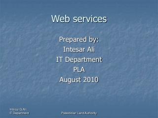 Web services