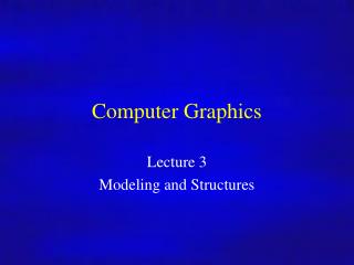 Computer Graphics