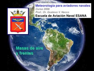 Masas de aire y frentes