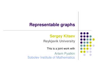 Representable graphs